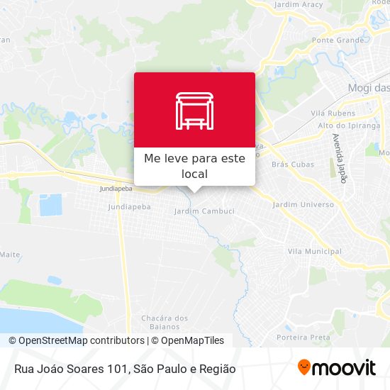 Rua Joáo Soares 101 mapa