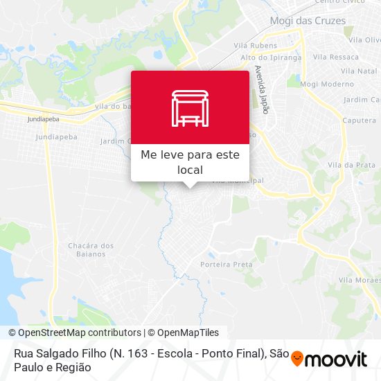 Rua Salgado Filho (N. 163 - Escola - Ponto Final) mapa