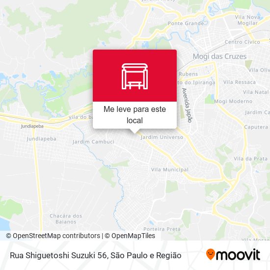 Rua Shiguetoshi Suzuki 56 mapa