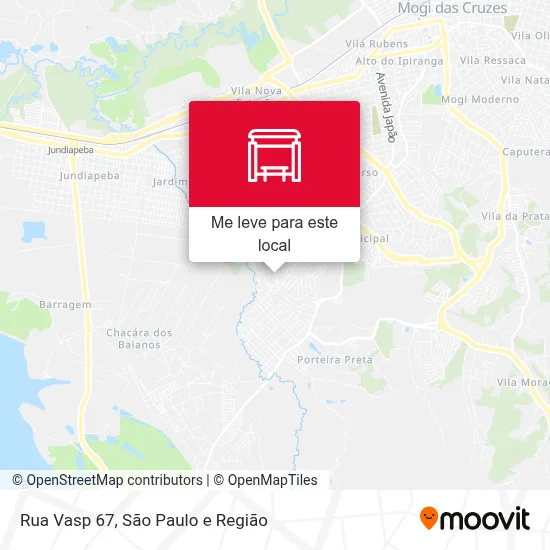 Rua Vasp 67 mapa