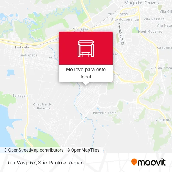 Rua Vasp 67 mapa