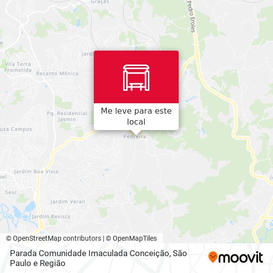 Parada Comunidade Imaculada Conceição mapa