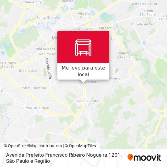 Avenida Prefeito Francisco Ribeiro Nogueira 1201 mapa