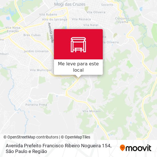 Avenida Prefeito Francisco Ribeiro Nogueira 154 mapa