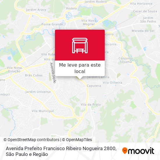Avenida Prefeito Francisco Ribeiro Nogueira 2800 mapa