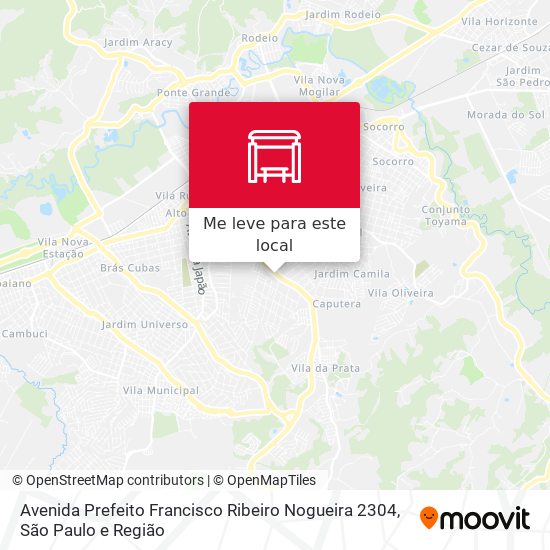Avenida Prefeito Francisco Ribeiro Nogueira 2304 mapa