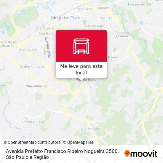 Avenida Prefeito Francisco Ribeiro Nogueira 3500 mapa