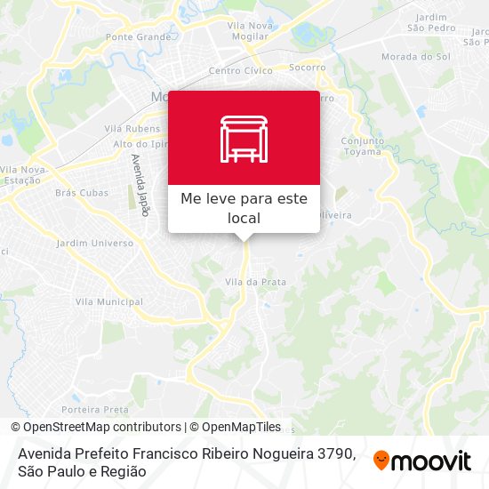 Avenida Prefeito Francisco Ribeiro Nogueira 3790 mapa