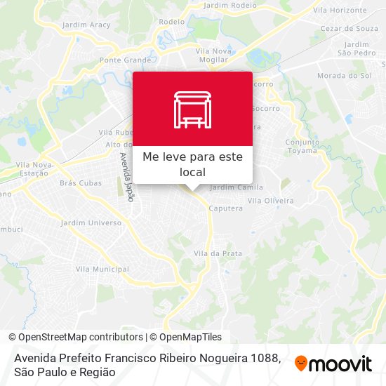 Avenida Prefeito Francisco Ribeiro Nogueira 1088 mapa