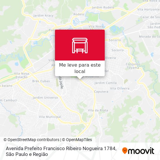 Avenida Prefeito Francisco Ribeiro Nogueira 1784 mapa