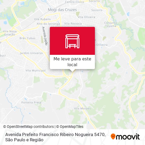 Avenida Prefeito Francisco Ribeiro Nogueira 5470 mapa