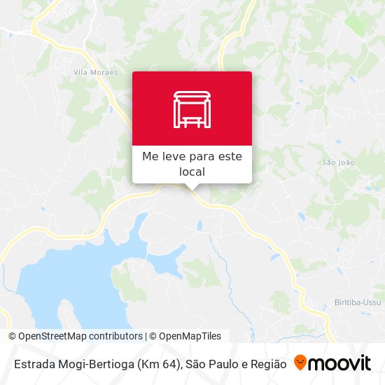Estrada Mogi-Bertioga (Km 64) mapa