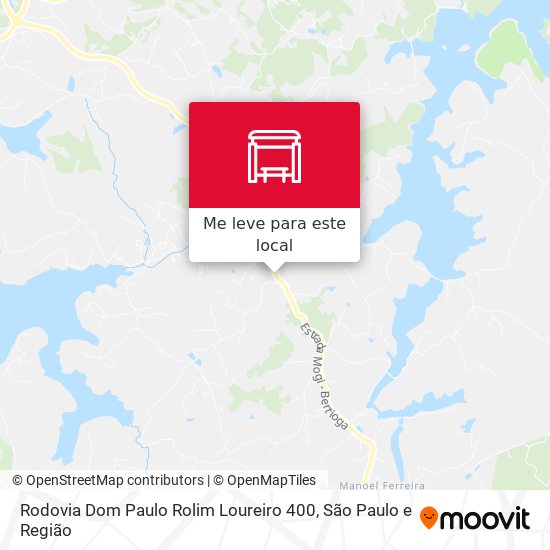 Rodovia Dom Paulo Rolim Loureiro 400 mapa