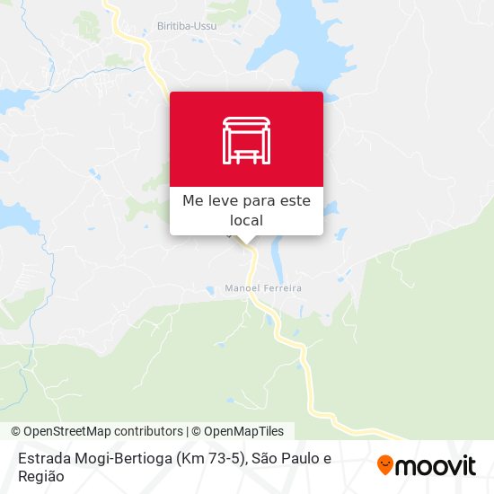 Estrada Mogi-Bertioga (Km 73-5) mapa