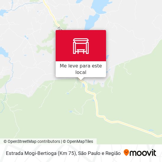 Estrada Mogi-Bertioga (Km 75) mapa