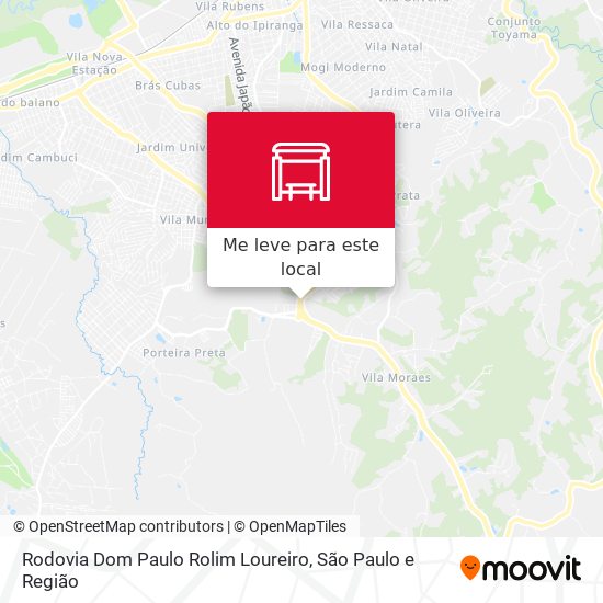 Rodovia Dom Paulo Rolim Loureiro mapa