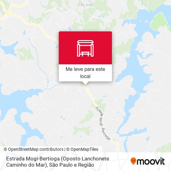 Estrada Mogi-Bertioga (Oposto Lanchonete Caminho do Mar) mapa
