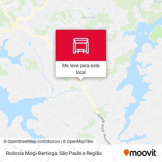 Rodovia Mogi-Bertioga mapa