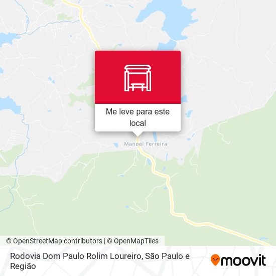Rodovia Dom Paulo Rolim Loureiro mapa