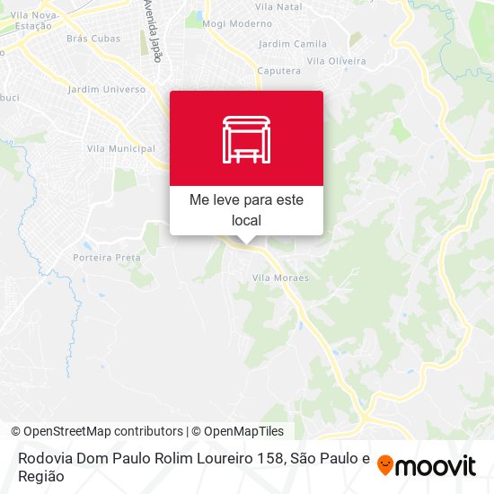 Rodovia Dom Paulo Rolim Loureiro 158 mapa