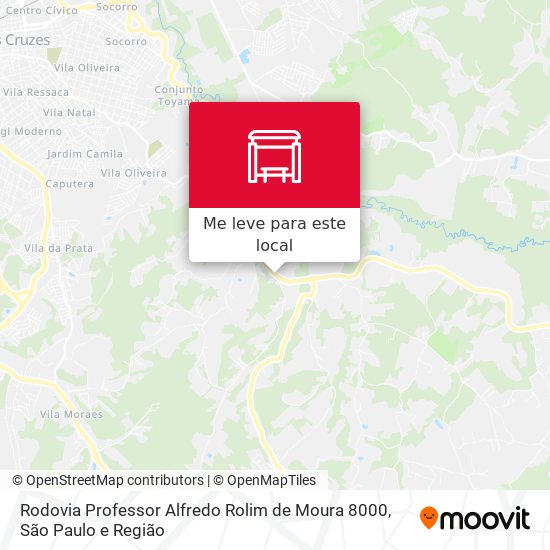 Rodovia Professor Alfredo Rolim de Moura 8000 mapa