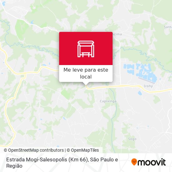 Estrada Mogi-Salesopolis (Km 66) mapa