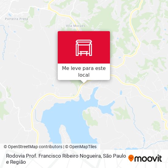 Rodovia Prof. Francisco Ribeiro Nogueira mapa