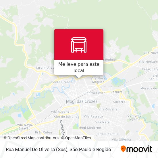Rua Manuel De Oliveira (Sus) mapa