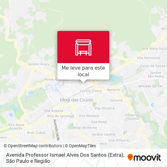 Avenida Professor Ismael Alves Dos Santos (Extra) mapa