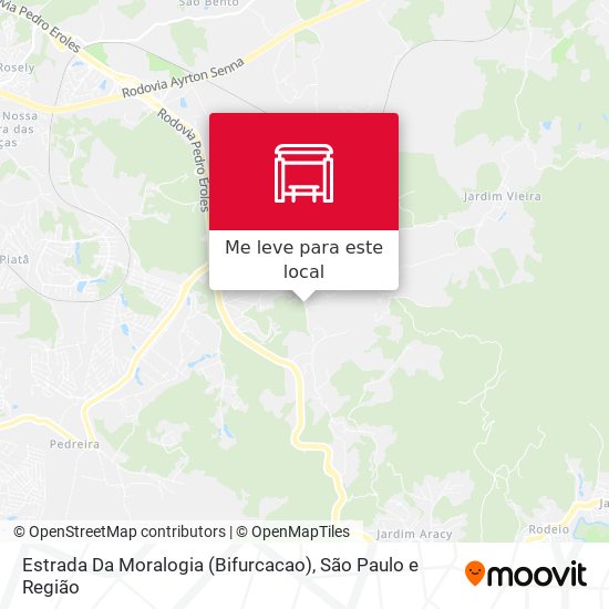 Estrada Da Moralogia (Bifurcacao) mapa