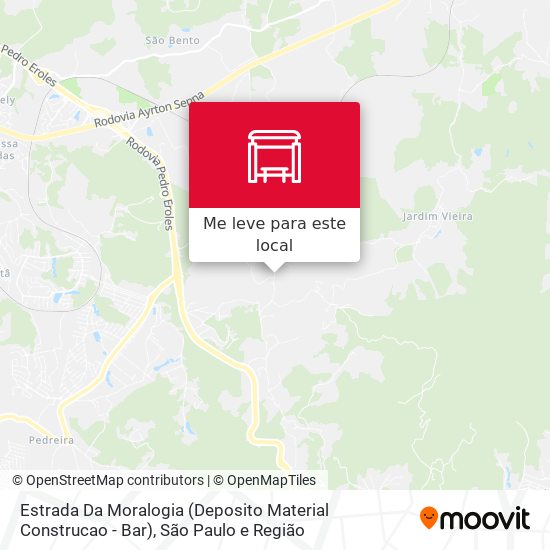 Estrada Da Moralogia (Deposito Material Construcao - Bar) mapa