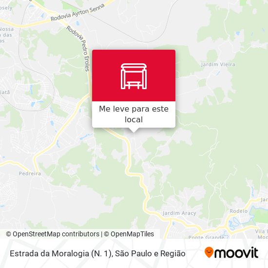 Estrada da Moralogia (N. 1) mapa