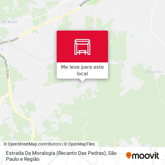 Estrada Da Moralogia (Recanto Das Pedras) mapa