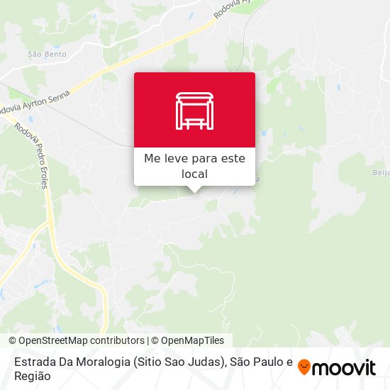 Estrada Da Moralogia (Sitio Sao Judas) mapa