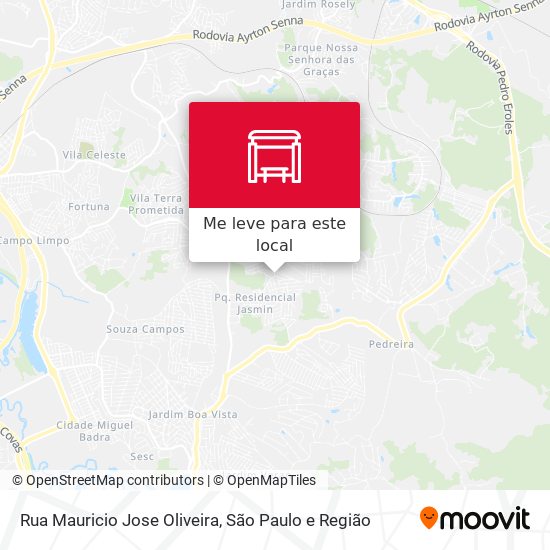 Rua Mauricio Jose Oliveira mapa