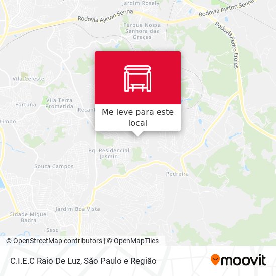C.I.E.C Raio De Luz mapa