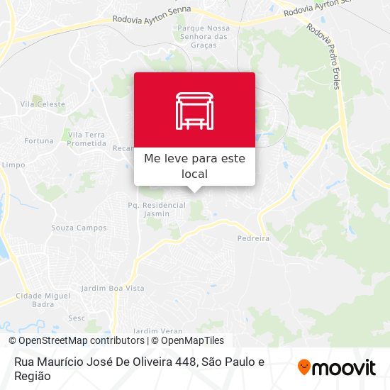 Rua Maurício José De Oliveira 448 mapa