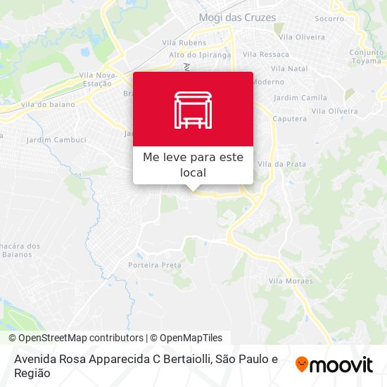 Avenida Rosa Apparecida C Bertaiolli mapa