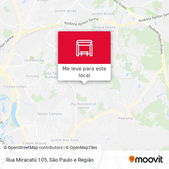 Rua Miracatú 105 mapa