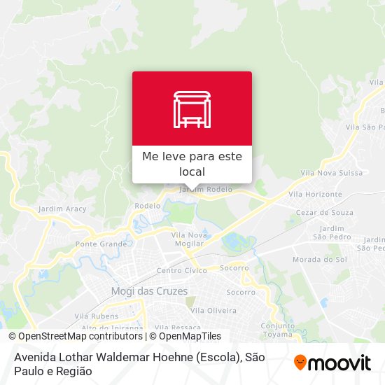 Avenida Lothar Waldemar Hoehne (Escola) mapa