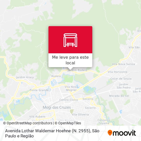 Avenida Lothar Waldemar Hoehne (N. 2955) mapa