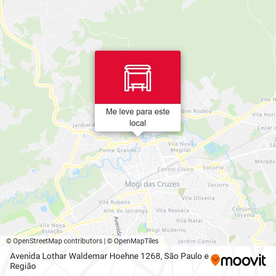 Avenida Lothar Waldemar Hoehne 1268 mapa