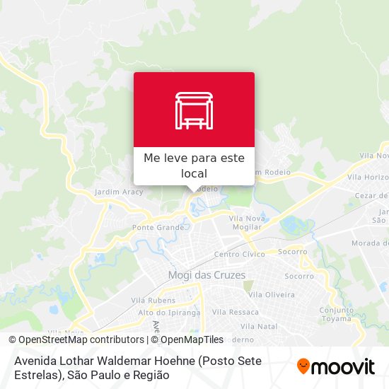 Avenida Lothar Waldemar Hoehne (Posto Sete Estrelas) mapa