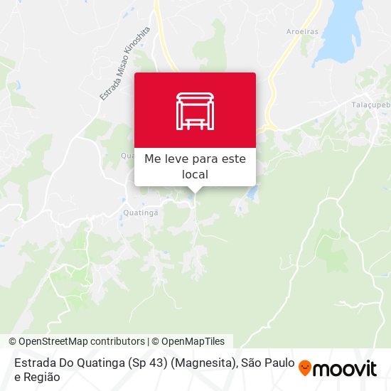 Estrada Do Quatinga (Sp 43) (Magnesita) mapa