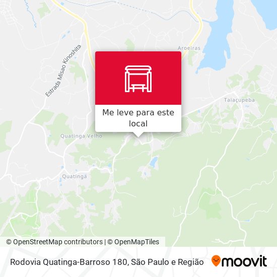 Rodovia Quatinga-Barroso 180 mapa