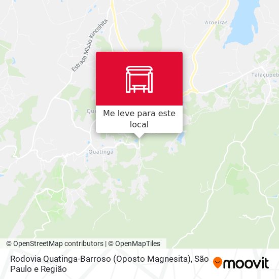 Rodovia Quatinga-Barroso  (Oposto Magnesita) mapa