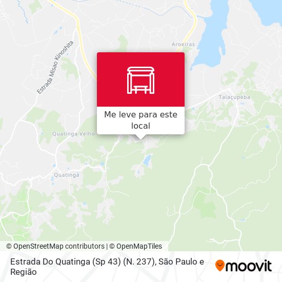 Estrada Do Quatinga (Sp 43) (N. 237) mapa
