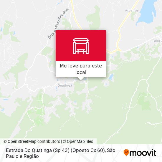 Estrada Do Quatinga (Sp 43) (Oposto Cx 60) mapa