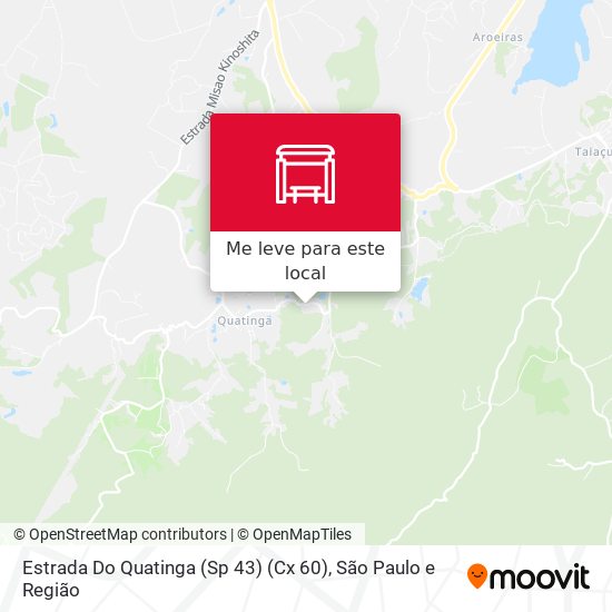 Estrada Do Quatinga (Sp 43) (Cx 60) mapa