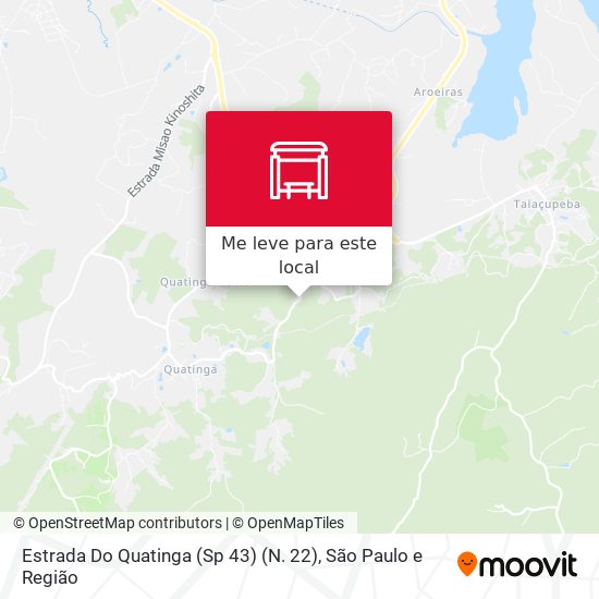 Estrada Do Quatinga (Sp 43) (N. 22) mapa
